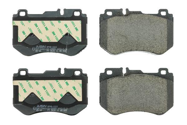 Jeu de 4 plaquettes de frein AISIN ref. BPMB-1022